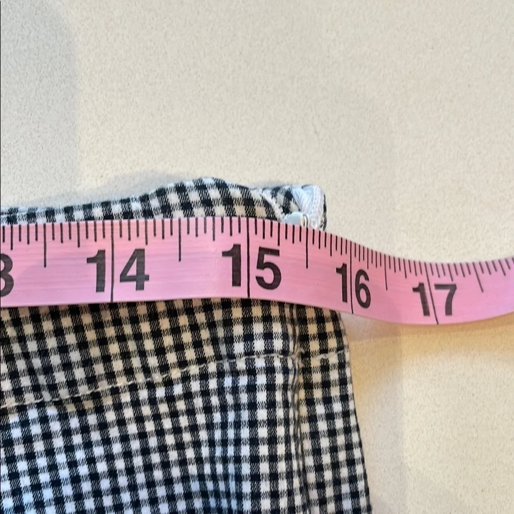 Harris Wallace Gingham Capri Pants, Black/White. Lightweight breathable Size 14 - Picture 8 of 10